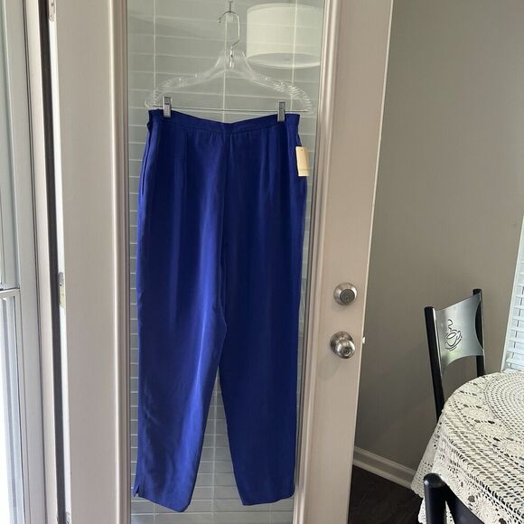 Dana Bachman Women’s Pants 14 100% Silk - Picture 1 of 5